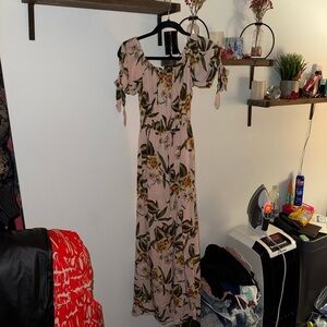 Band of Gypsies Pink Floral Skirt